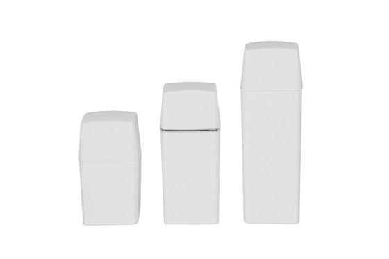 0.23ml Output Square White PP Airless Cosmetic Containers