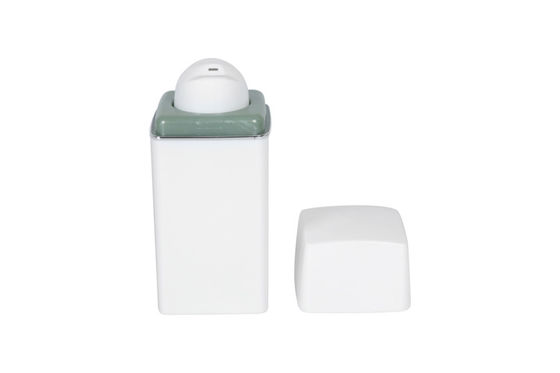 0.23ml Output Square White PP Airless Cosmetic Containers