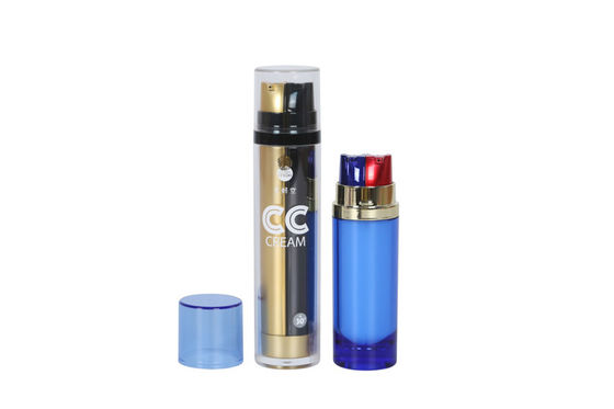 Luxury Two Tubes 15x2ml Cosmetic Pump Bottle Plastic Lotion Containers