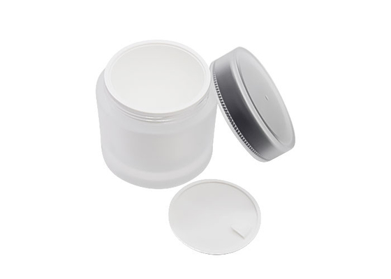 Double Wall Plastic Acrylic Cosmetic Cream Jars For Skin Care Customized