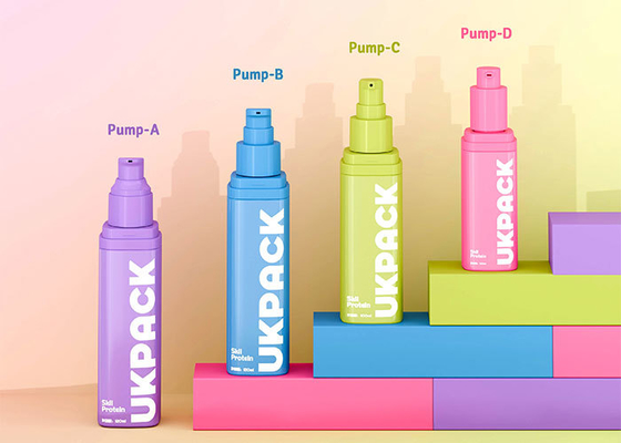 Professionele luchtloze flesserie (50 ml/100 ml/120 ml) - Dual Pump Configuration
